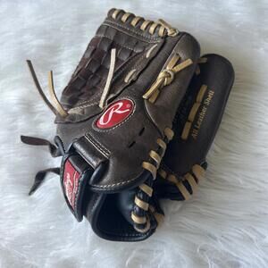 Rawlings Leather Baseball Glove Youth Highlight Series H150BRNC 11.5 Inch Brown
